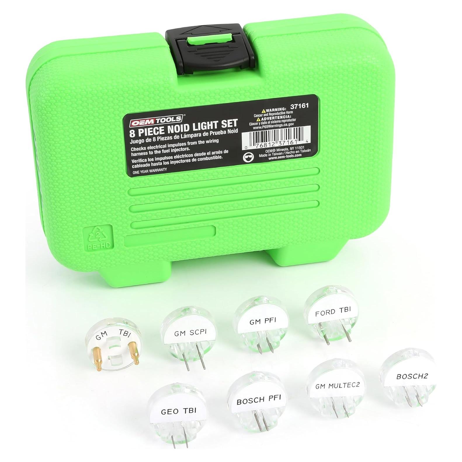 Juego de Luces Noid OEMTOOLS 37161 - 8 Piezas para Diagnóstico de Inyectores