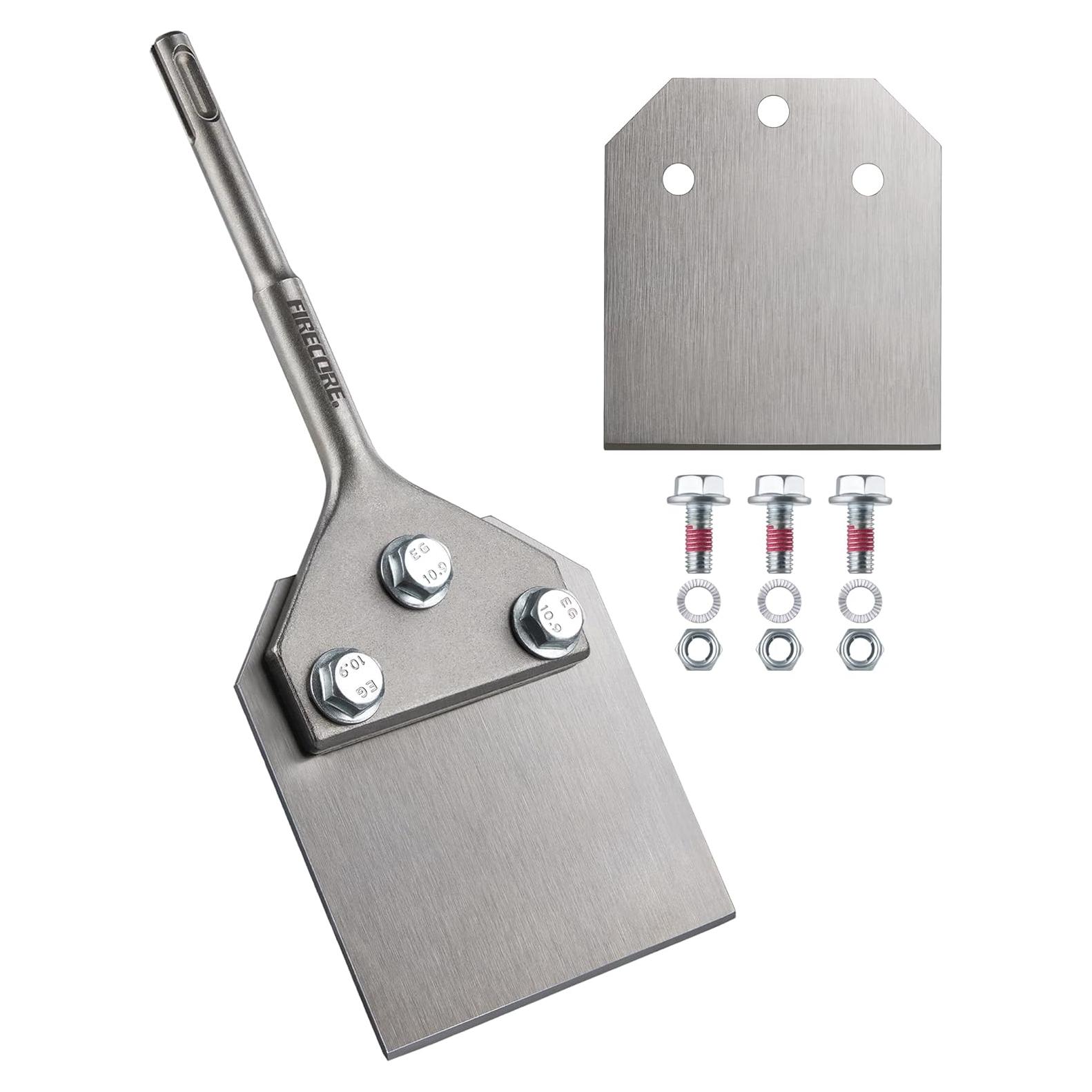 Raspador de Piso Firecore SDS Plus 10x4 cm Cuchilla Reemplazable