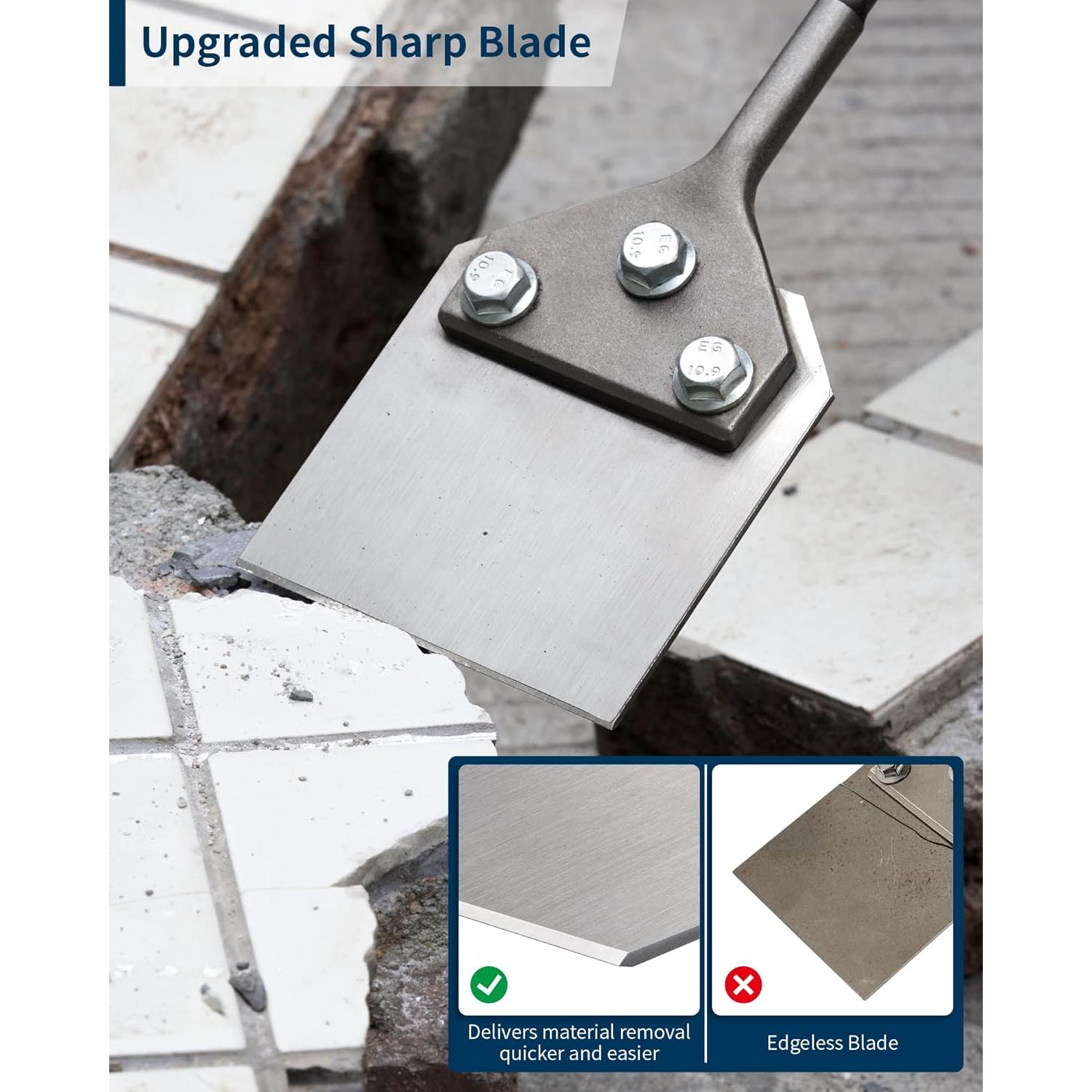 Raspador de Piso Firecore SDS Plus 10x4 cm Cuchilla Reemplazable