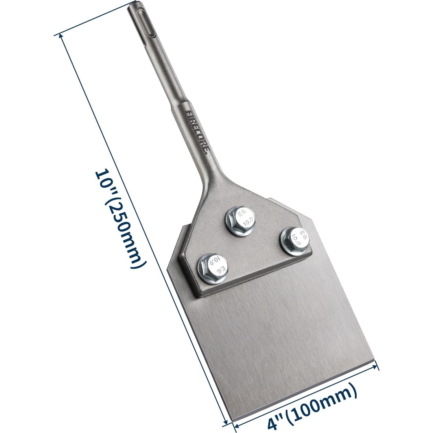 Raspador de Piso Firecore SDS Plus 10x4 cm Cuchilla Reemplazable