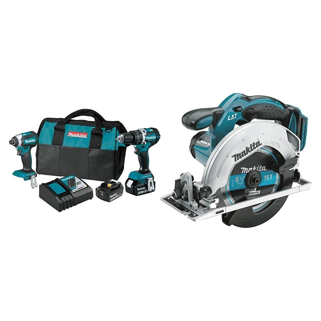 Kit Makita XT269T 2 Piezas 18V Inalámbrico con Sierra Circular