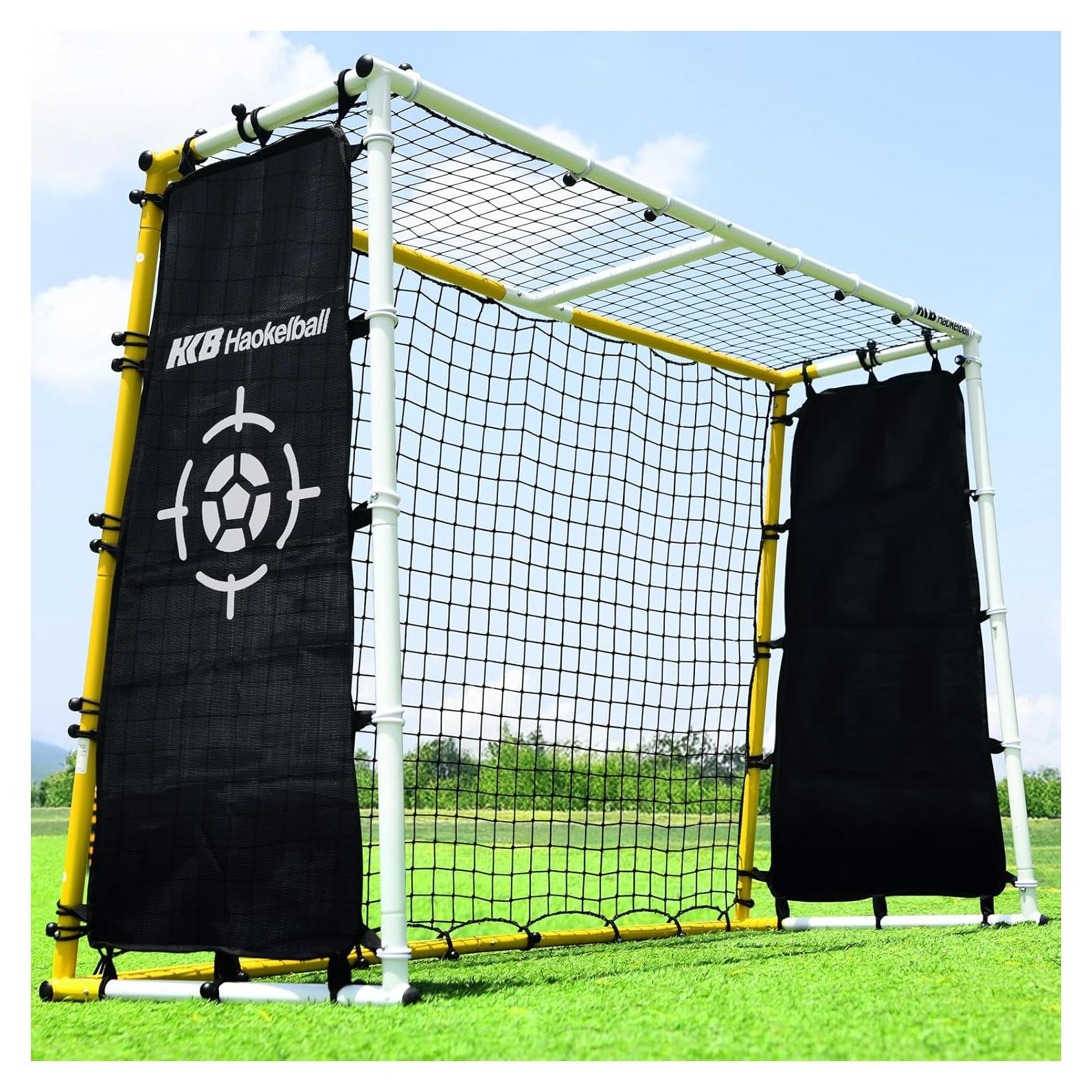 Rebotador de Fútbol Haokelball 4-en-1 1.83x1.22m con Red de Gol