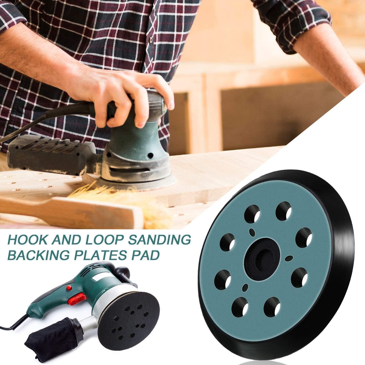 Pad de Lijadora RUIHONGV 12,7 cm 8 Agujeros Paquete de 2