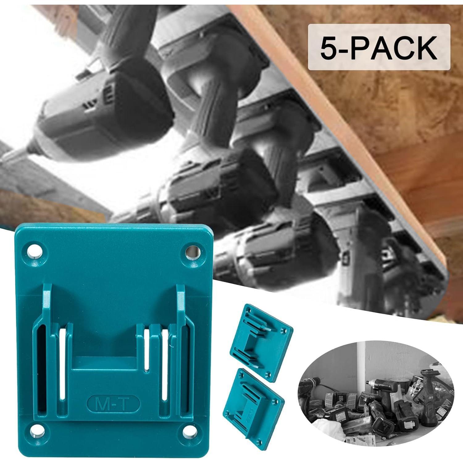 5 Soportes de Montaje Crivnhar para Taladro 18V con Tornillos