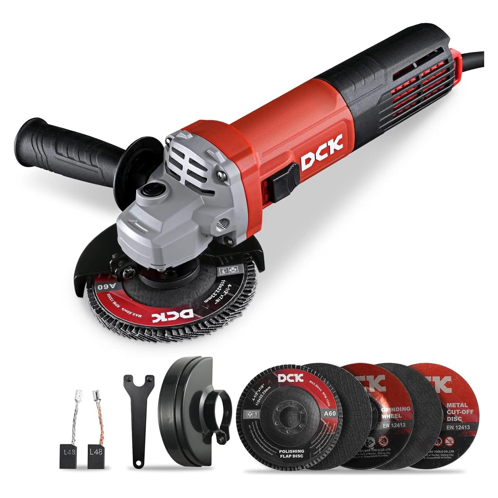 Amoladora Angular DCK KSM17-115B 1100W 4.5" 11800 RPM