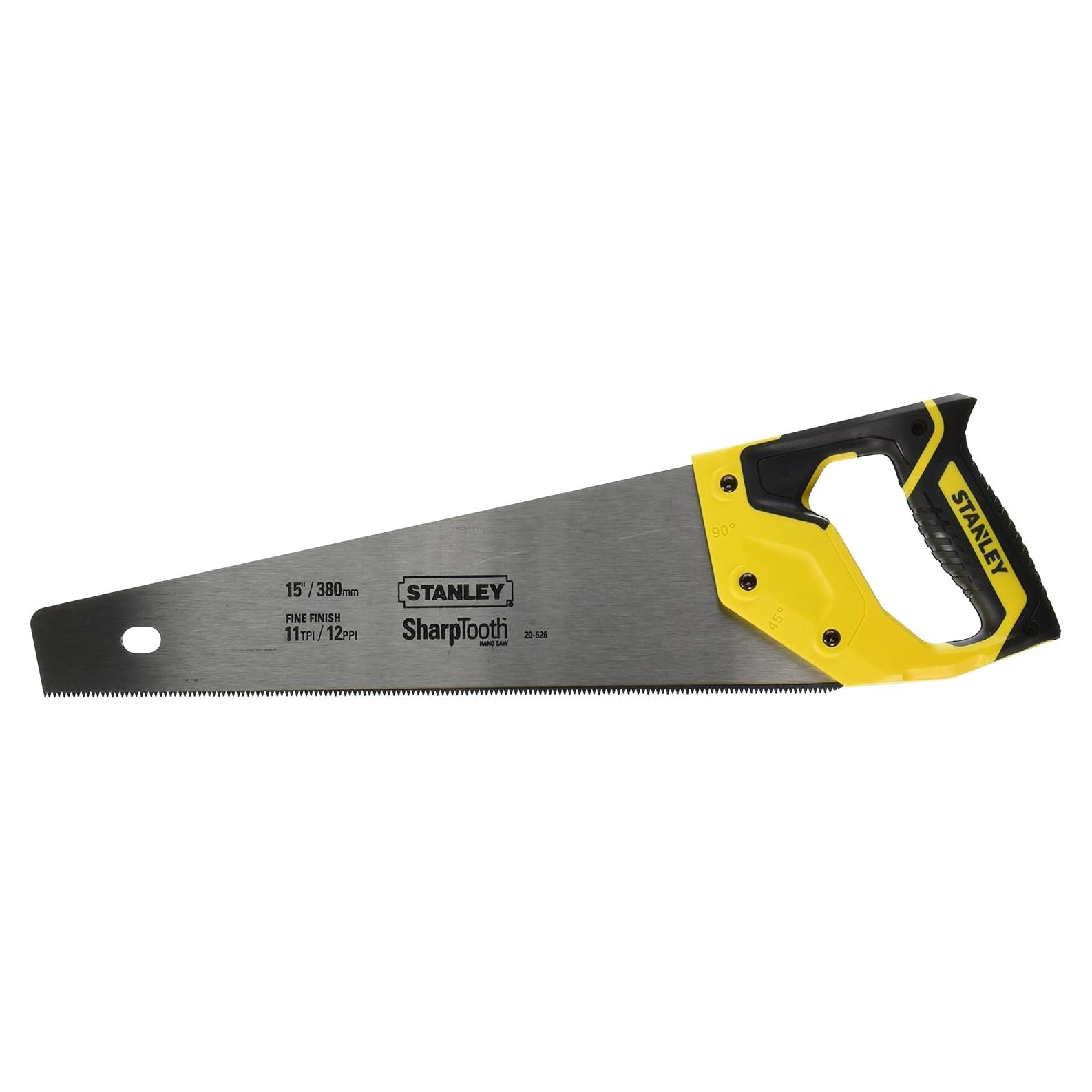 Sierra de Mano Stanley 15" SharpTooth Diente Afilado
