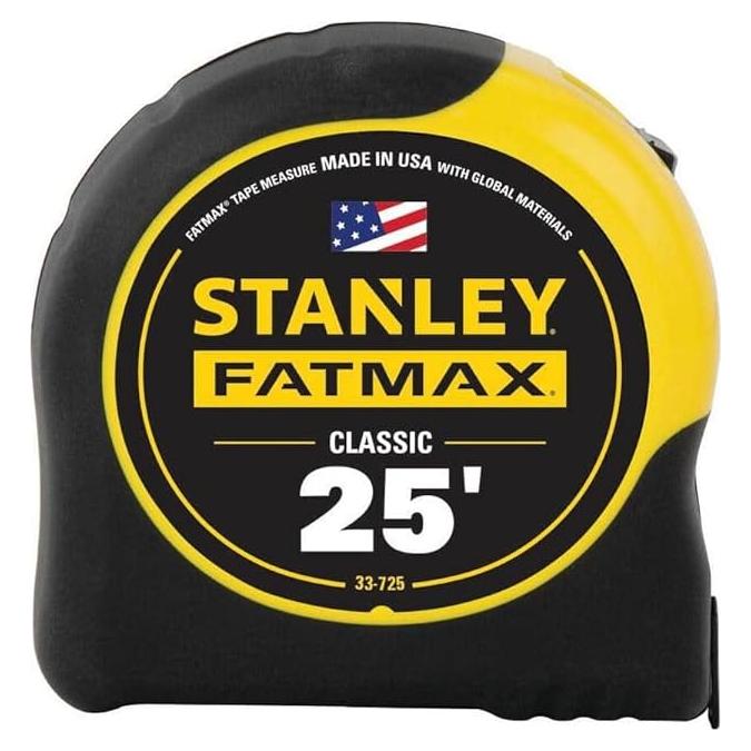 Cinta Métrica Stanley FatMax 7.6 m con Bloqueo y Gancho