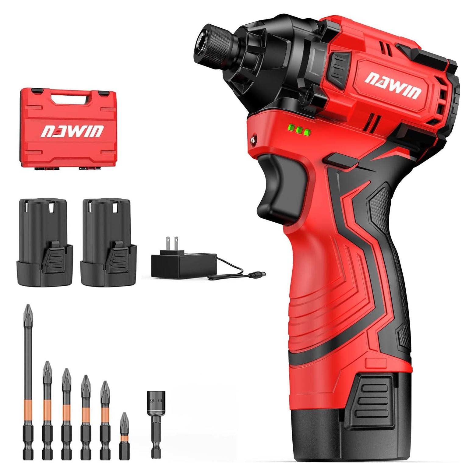 Destornillador de Impacto Inalámbrico NAWIN 16.8V 140Nm