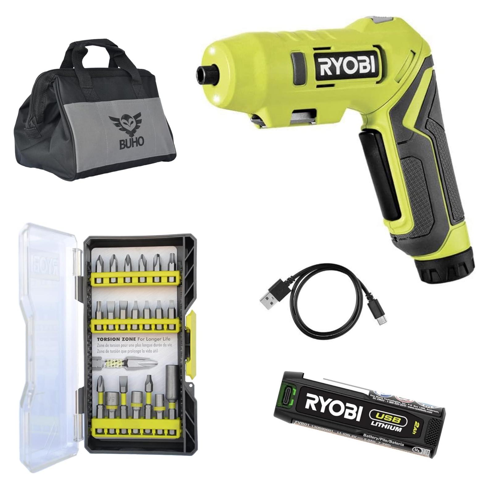 Destornillador Inalámbrico Buho 4V Batería Litio 2Ah