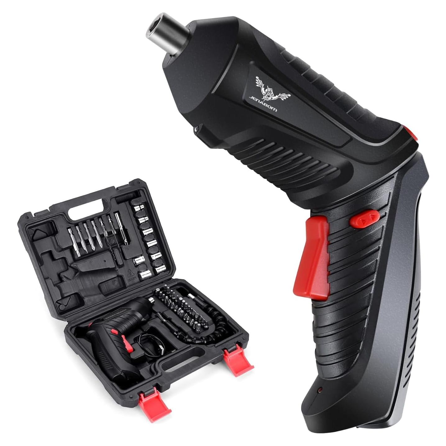 Destornillador eléctrico JENABOM 47 en 1 3.6V con LED