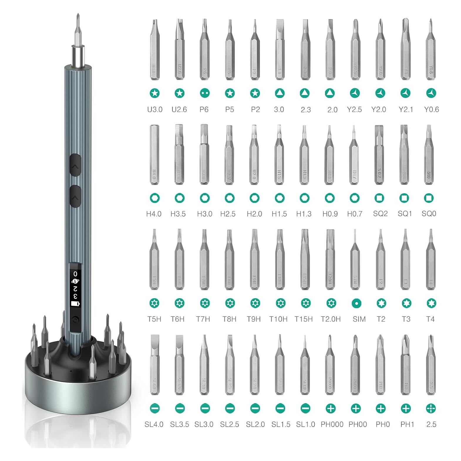 Destornillador Eléctrico ORIA 52 en 1 Mini Inalámbrico