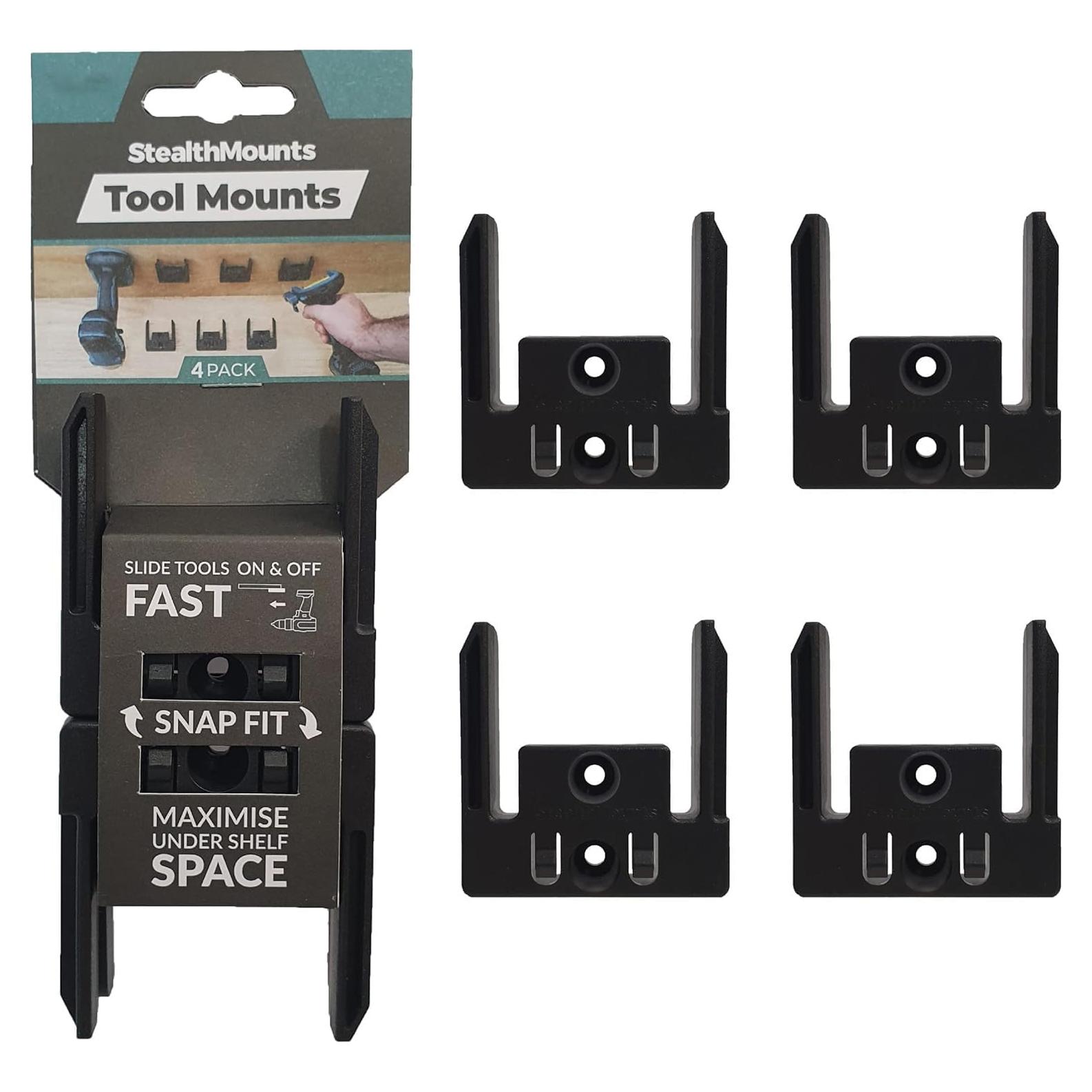 Soporte de Baterías StealthMounts para Makita 18V LXT - Negro