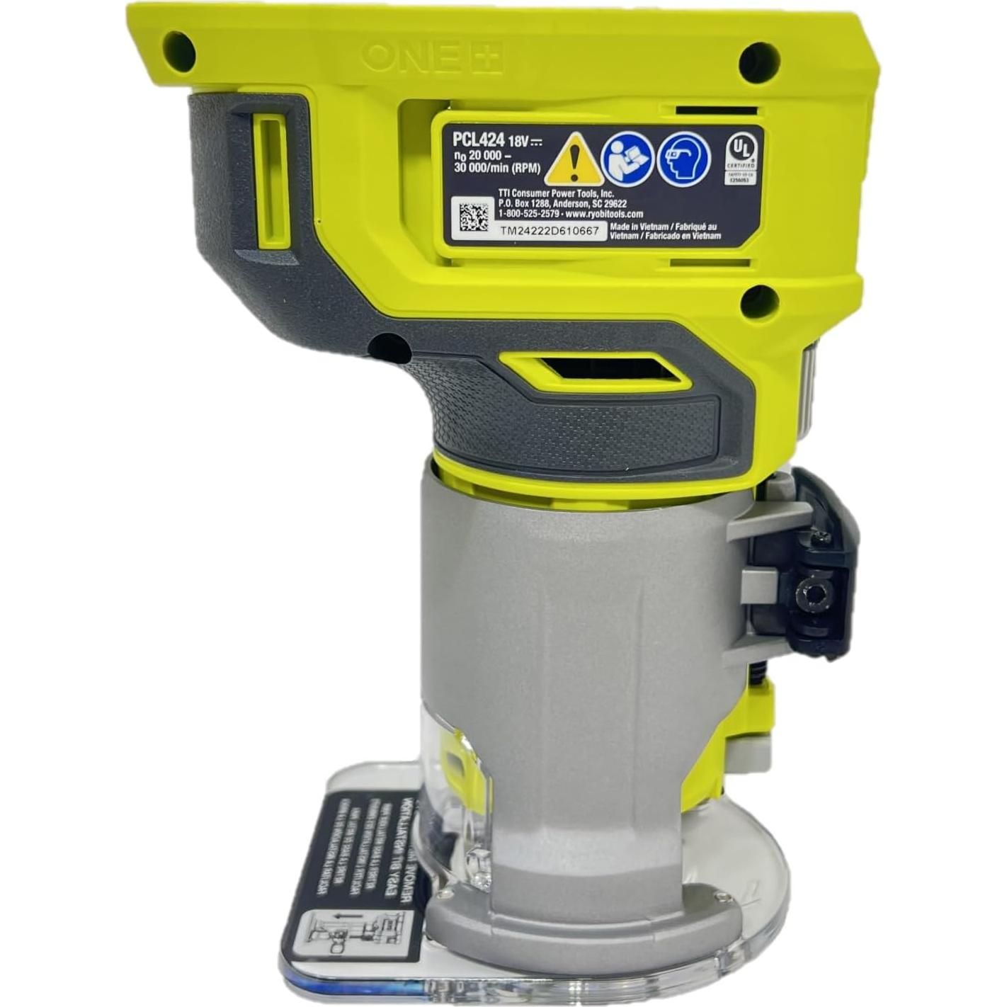 Router Compacto Inalámbrico Pacroban PCL424B 18V 1.46kg