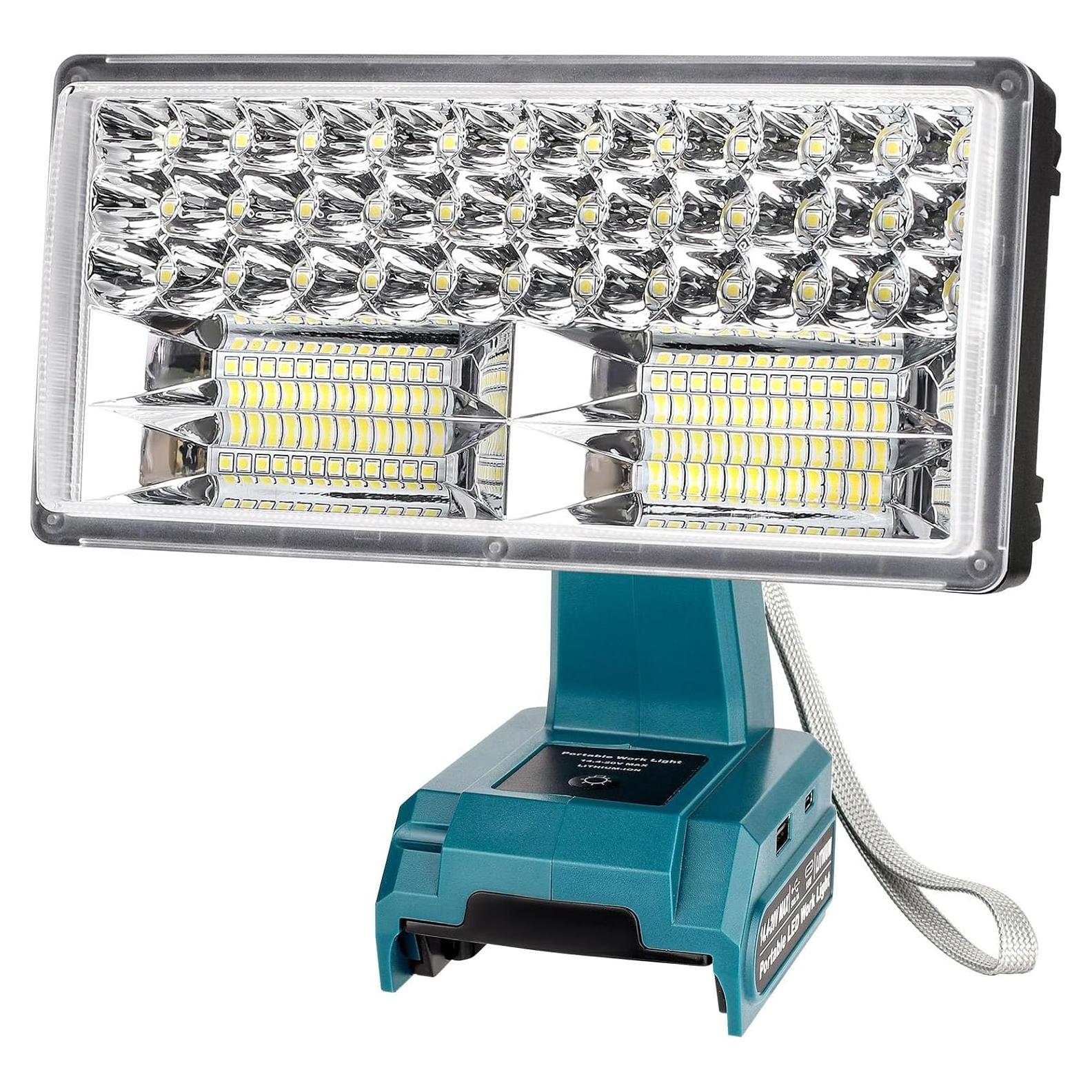 Luz de Trabajo LED Inalámbrica GRVODFRTA 50W 4200LM Makita 18V