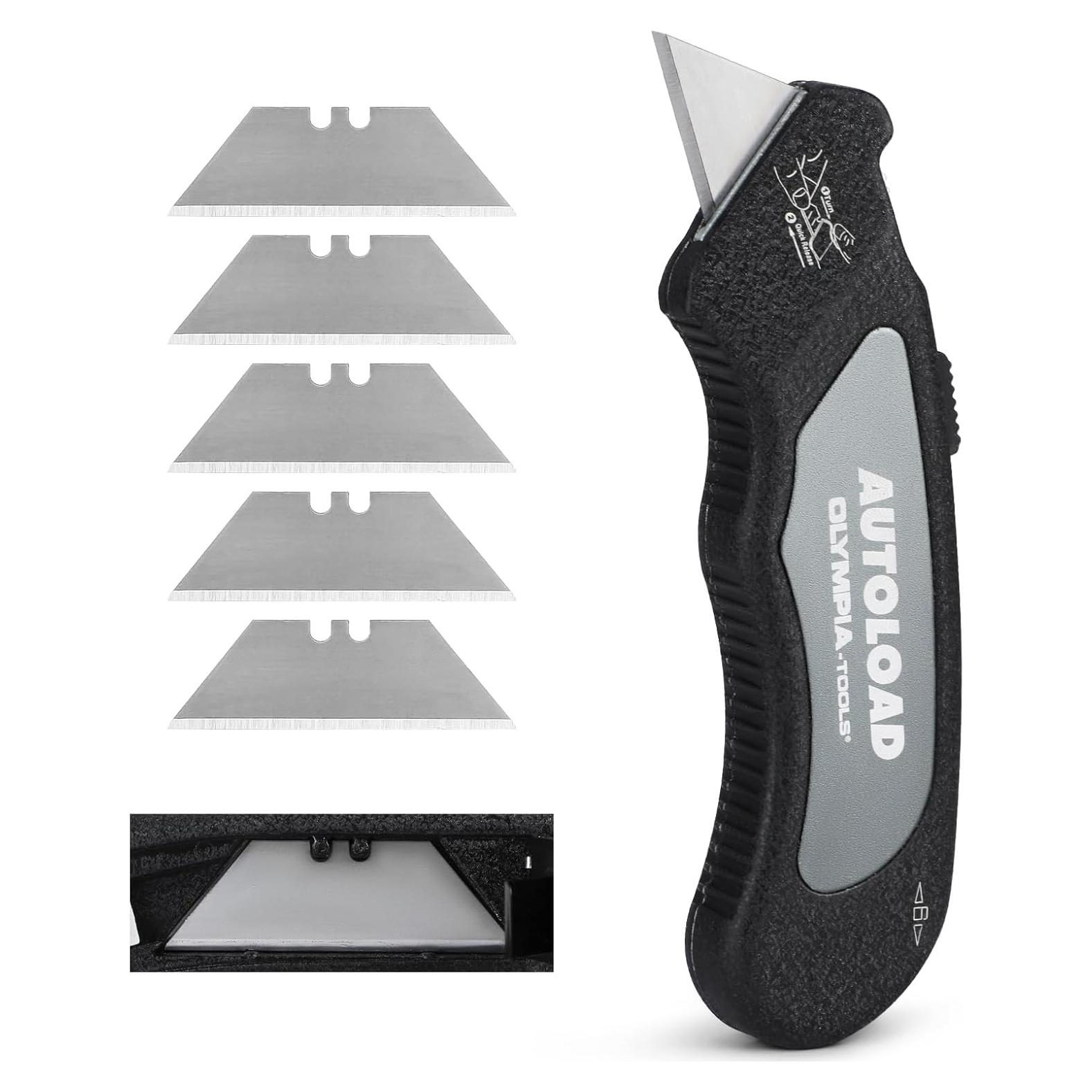 Cuchillo Turbo Manual Olympia Tools 33-183 con 5 Hojas