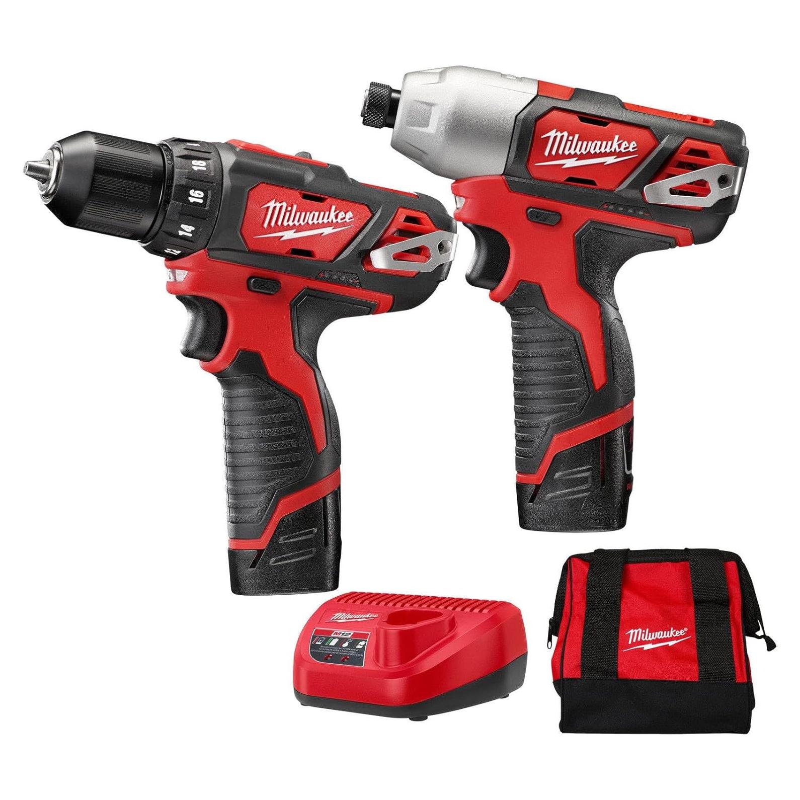 Kit Taladro/Impacto Milwaukee M12 12V 3.27kg 275 in-lb Torque
