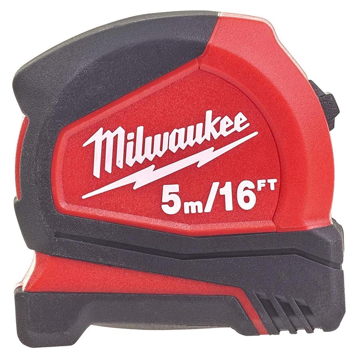 Cinta Métrica Compacta Milwaukee 5m Pro C5-16/25 Roja