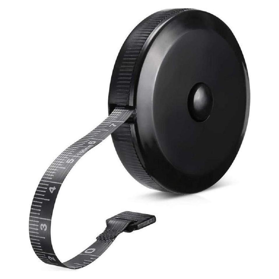 Cinta Métrica Retráctil GDMINLO 150 cm Doble Cara Negra