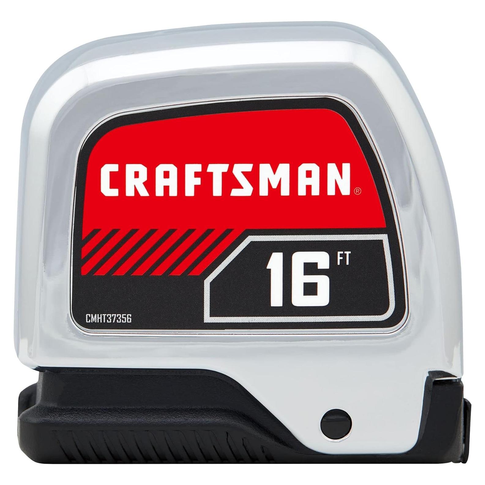 Cinta Métrica CRAFTSMAN 4.9m ChromeLock con Bloqueo