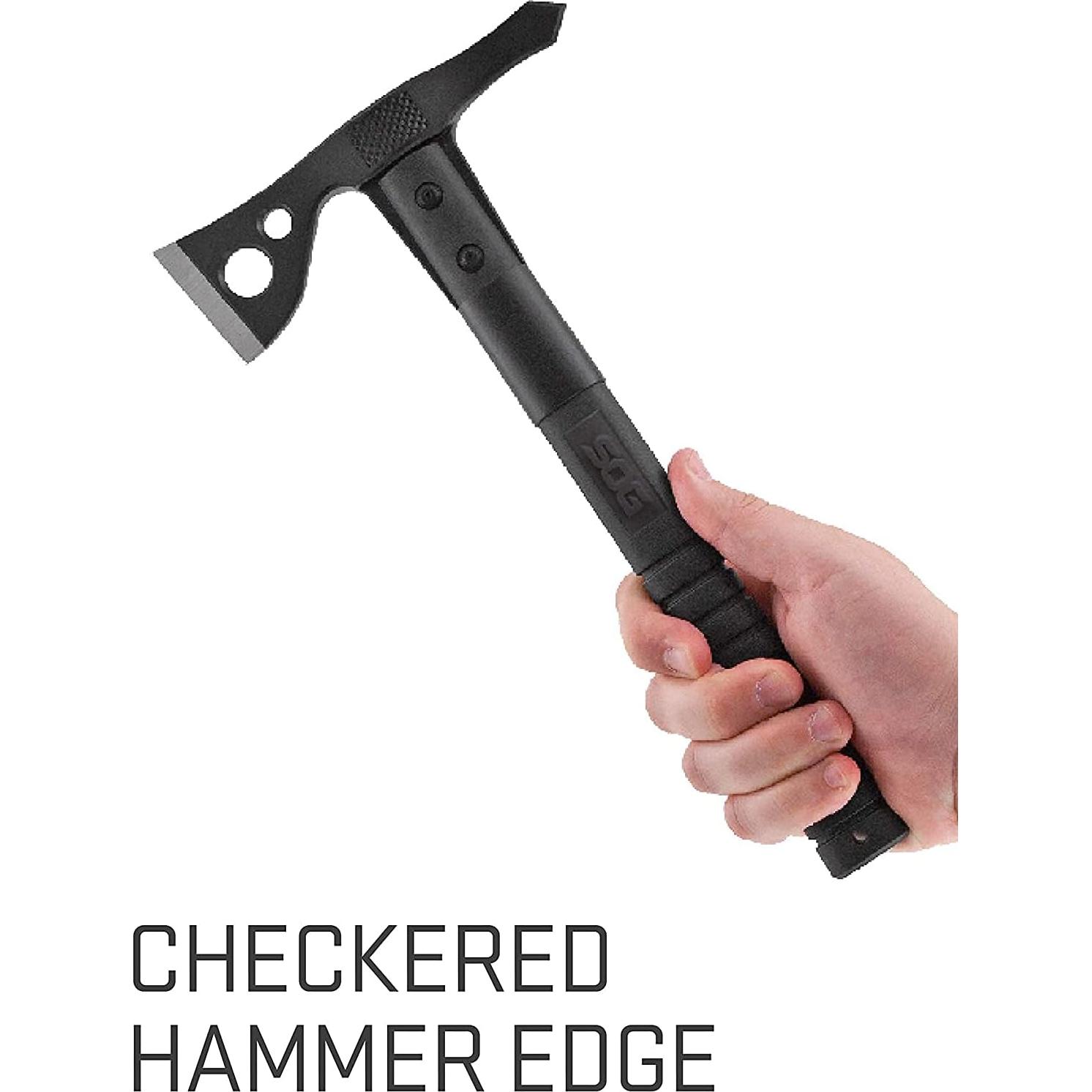 Hacha Táctica SOG FastHawk 31.75 cm Negro Versátil