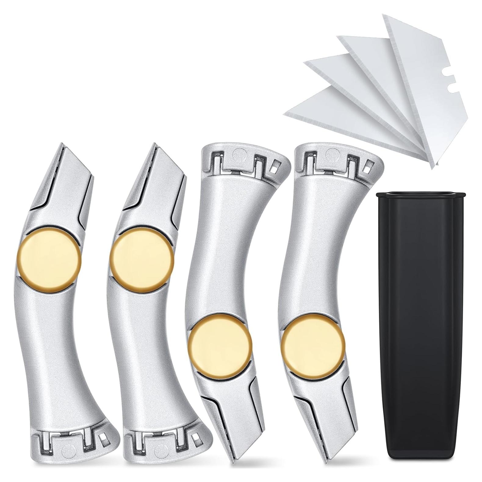 Juego de 4 Cuchillos de Utilidad Leriton 18 cm Plata