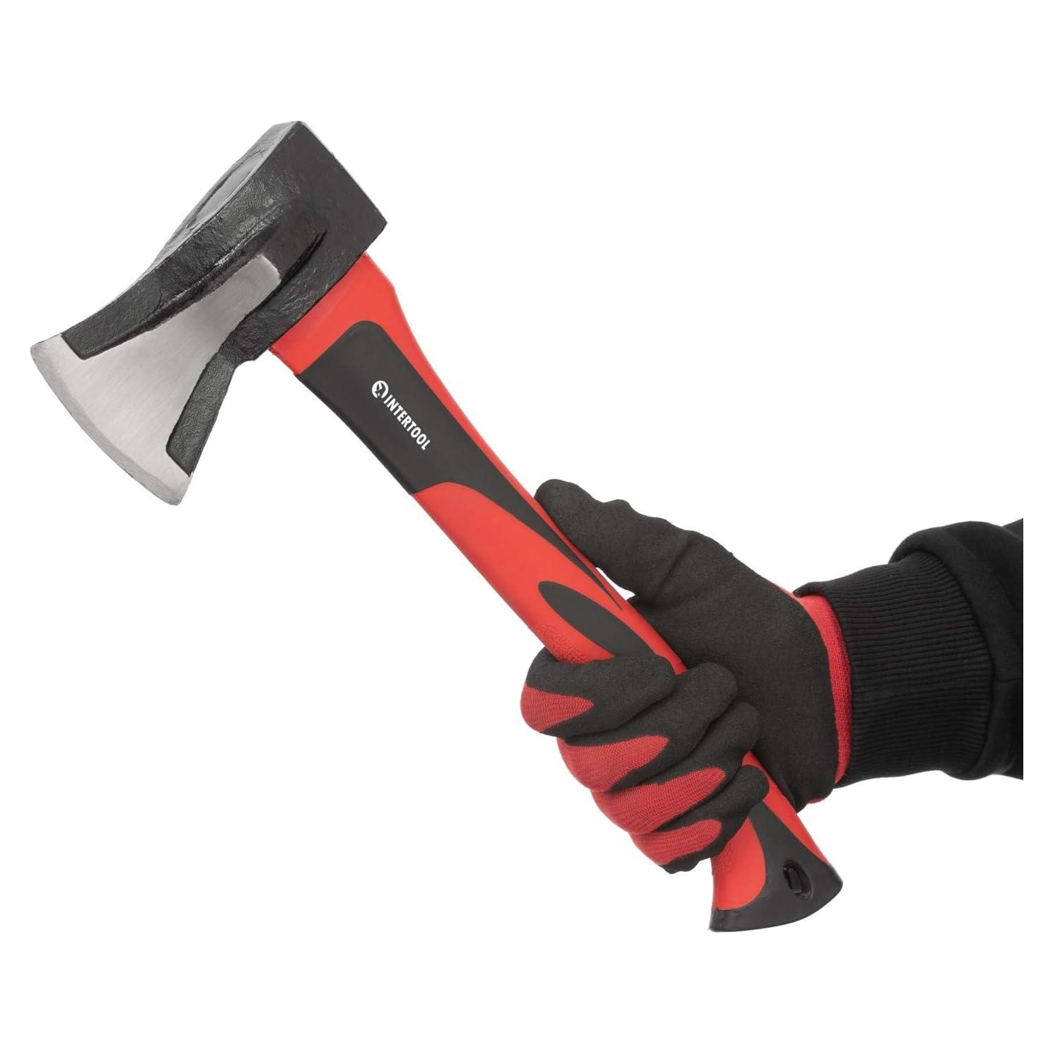Hacha de Dividir INTERTOOL 38 cm, 0.91 kg, Mango Antideslizante