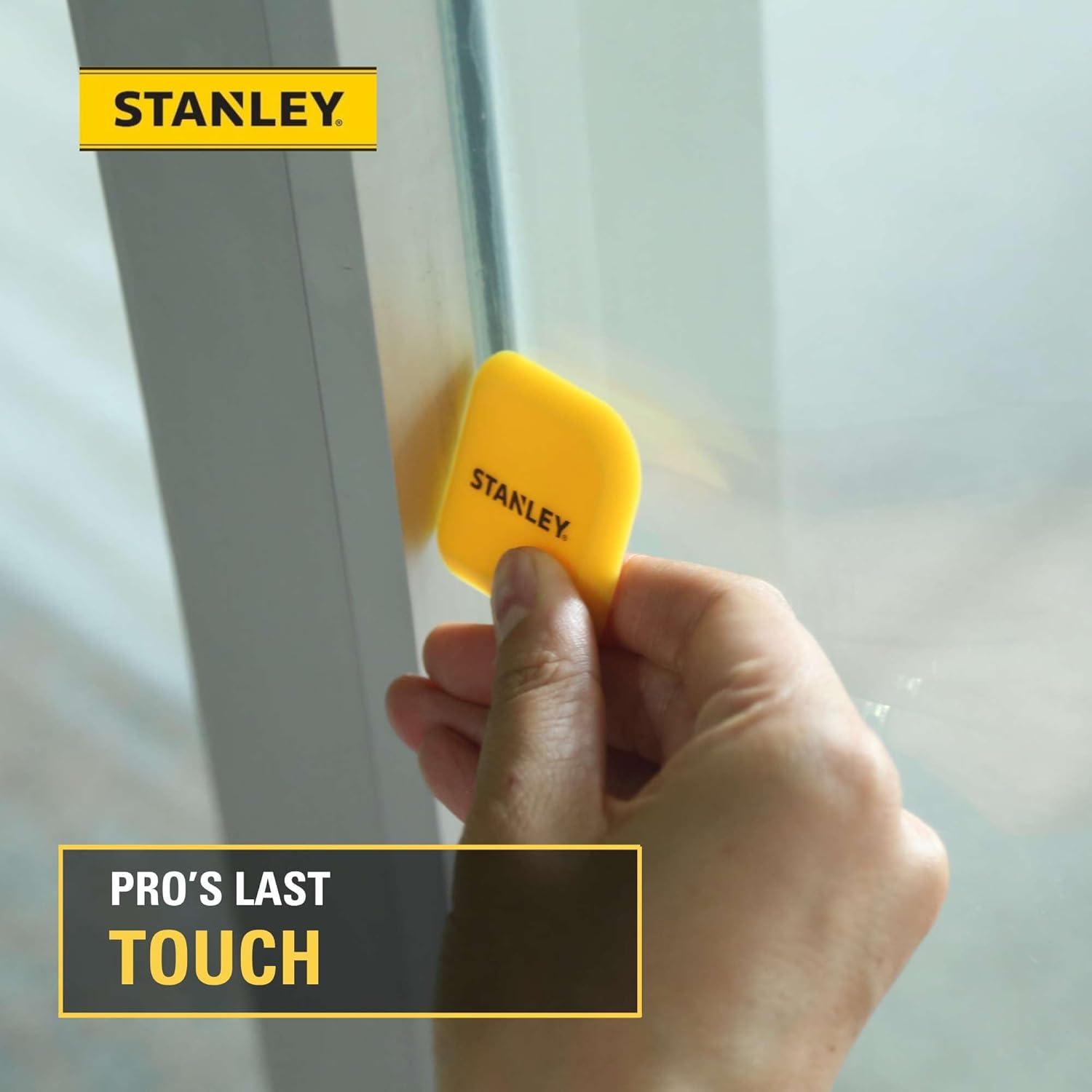 Kit de Herramientas de Alisado Stanley 4 en 1 para Selladores