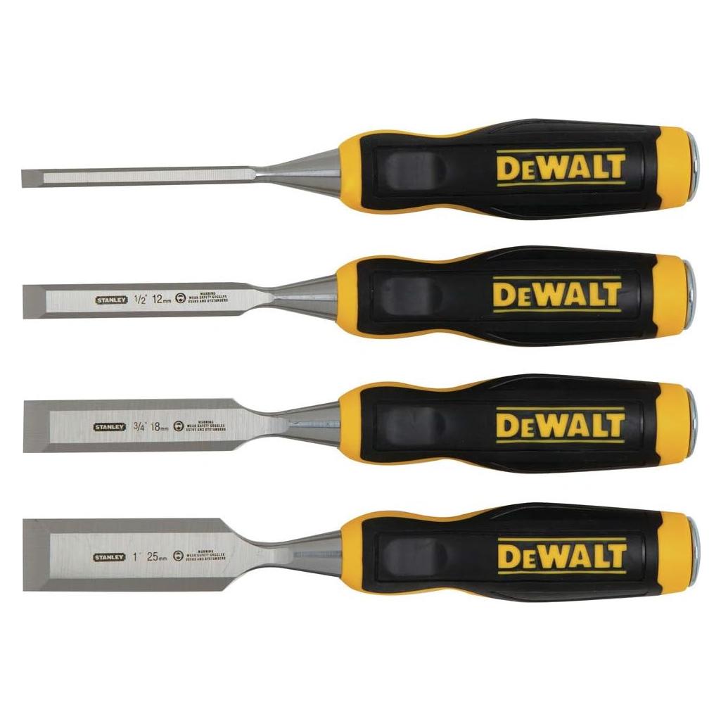 Juego de Cinceles DeWalt DWHT16063 4 Piezas Acero al Carbono