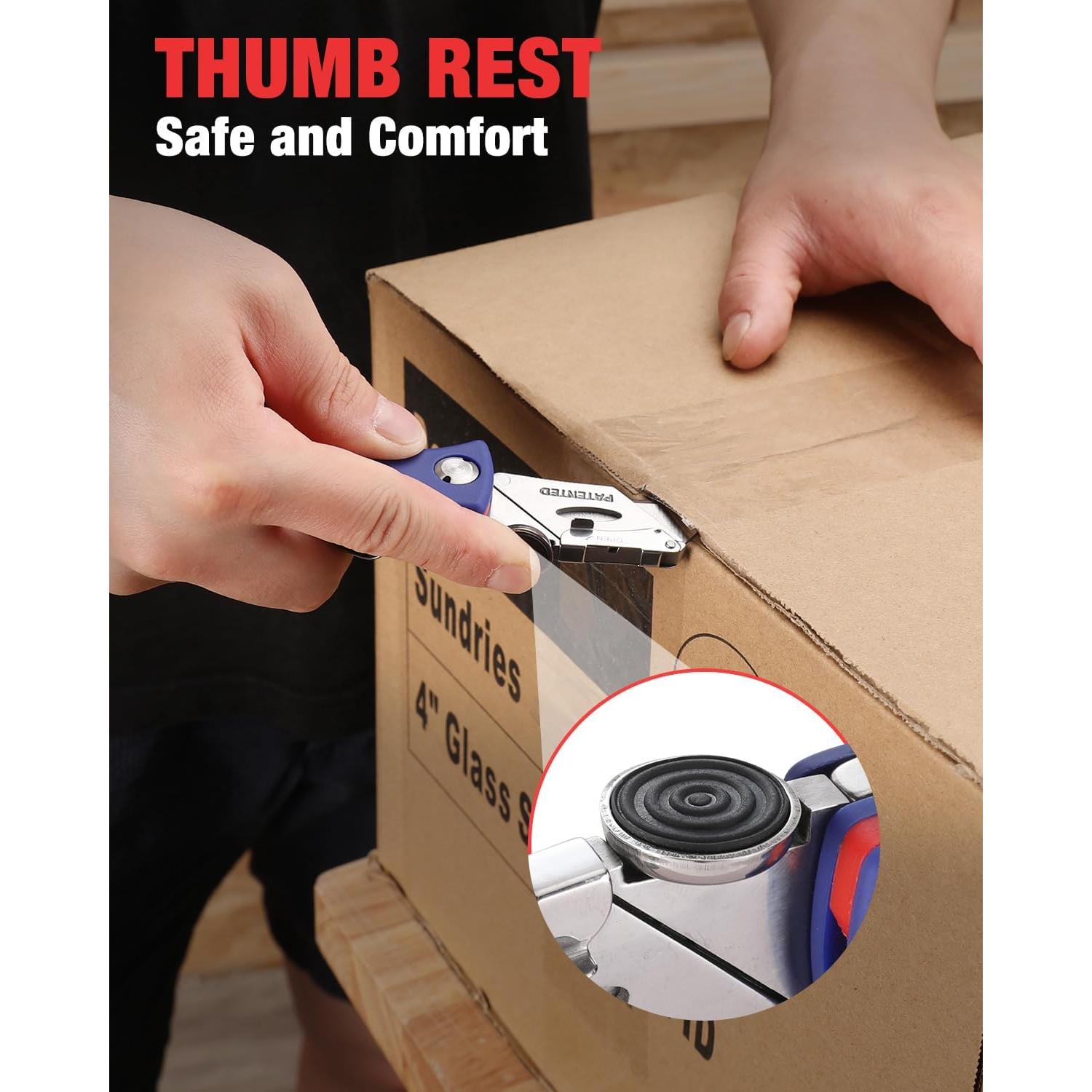 Cuchillo Utility Plegable WORKPRO 17.78 cm con 5 Cuchillas