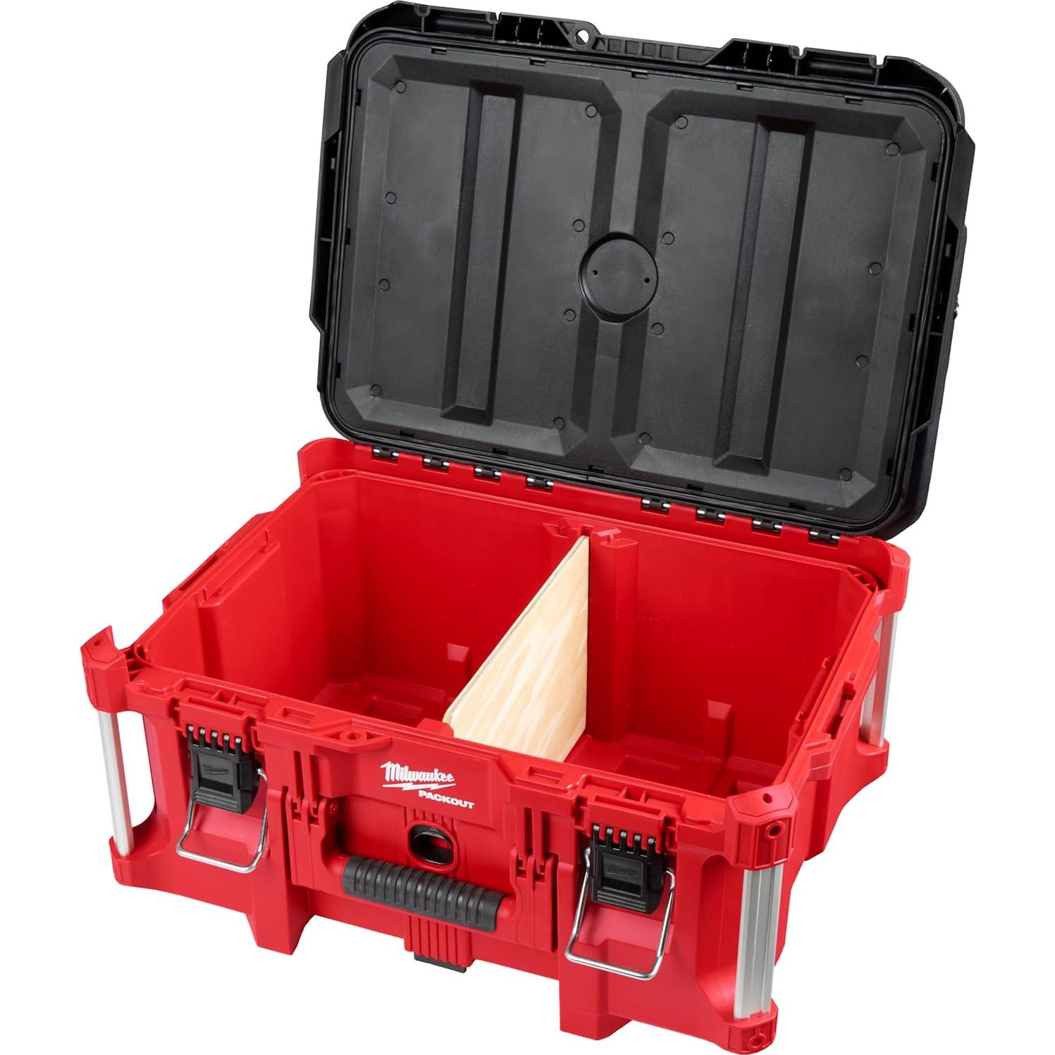 Electric Tool 48-22-8425 Pack out, Large Tool Box, Red