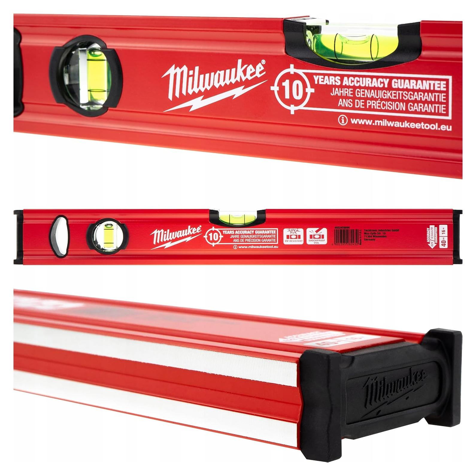 Nivel de Burbuja Milwaukee 4932459090 40 cm Rojo/Negro