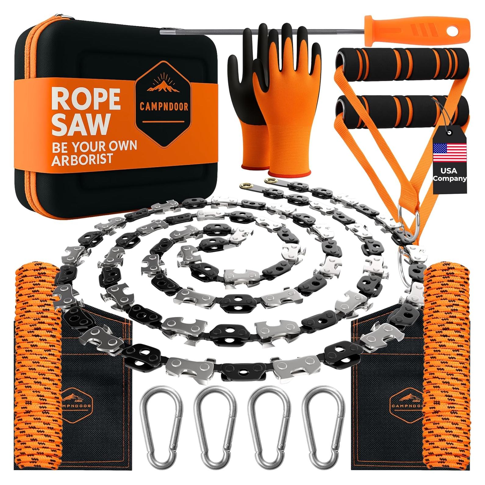 Motosierra Manual CAMPNDOOR 134,6 cm para Poda y Jardín