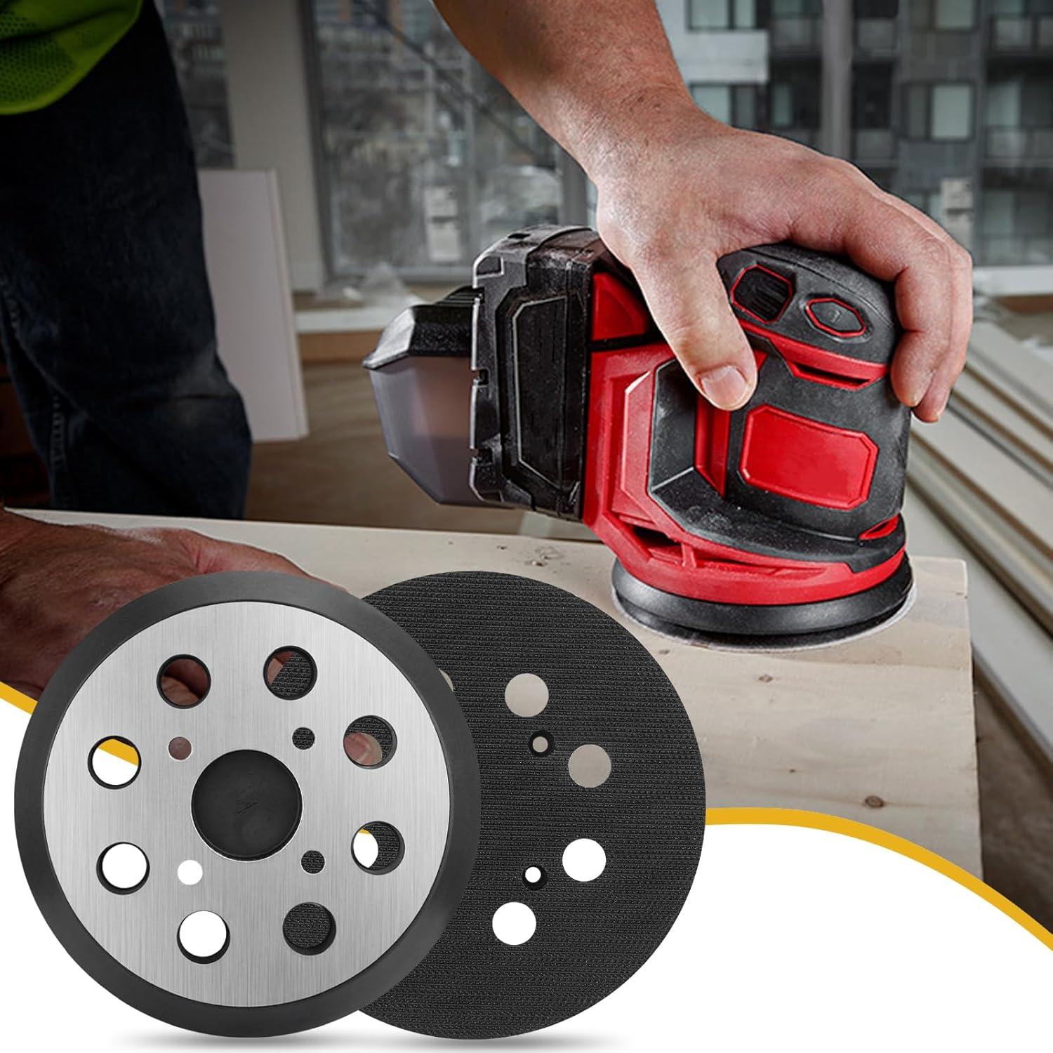 Pad de Lijado Milwaukee 5" 2 Piezas con Gancho y Bucle