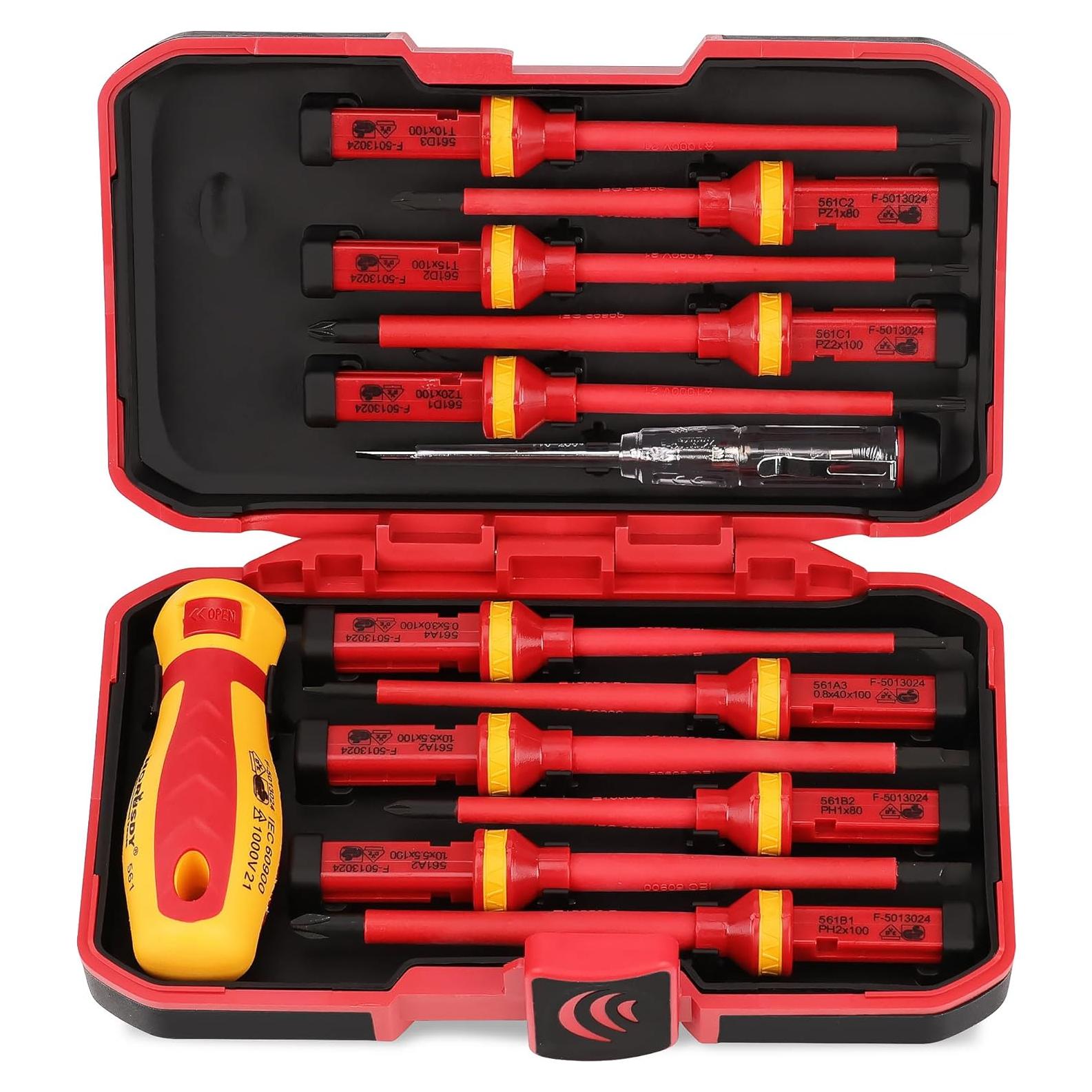 Juego de Destornilladores Aislados SEDY 1000V 13 Piezas