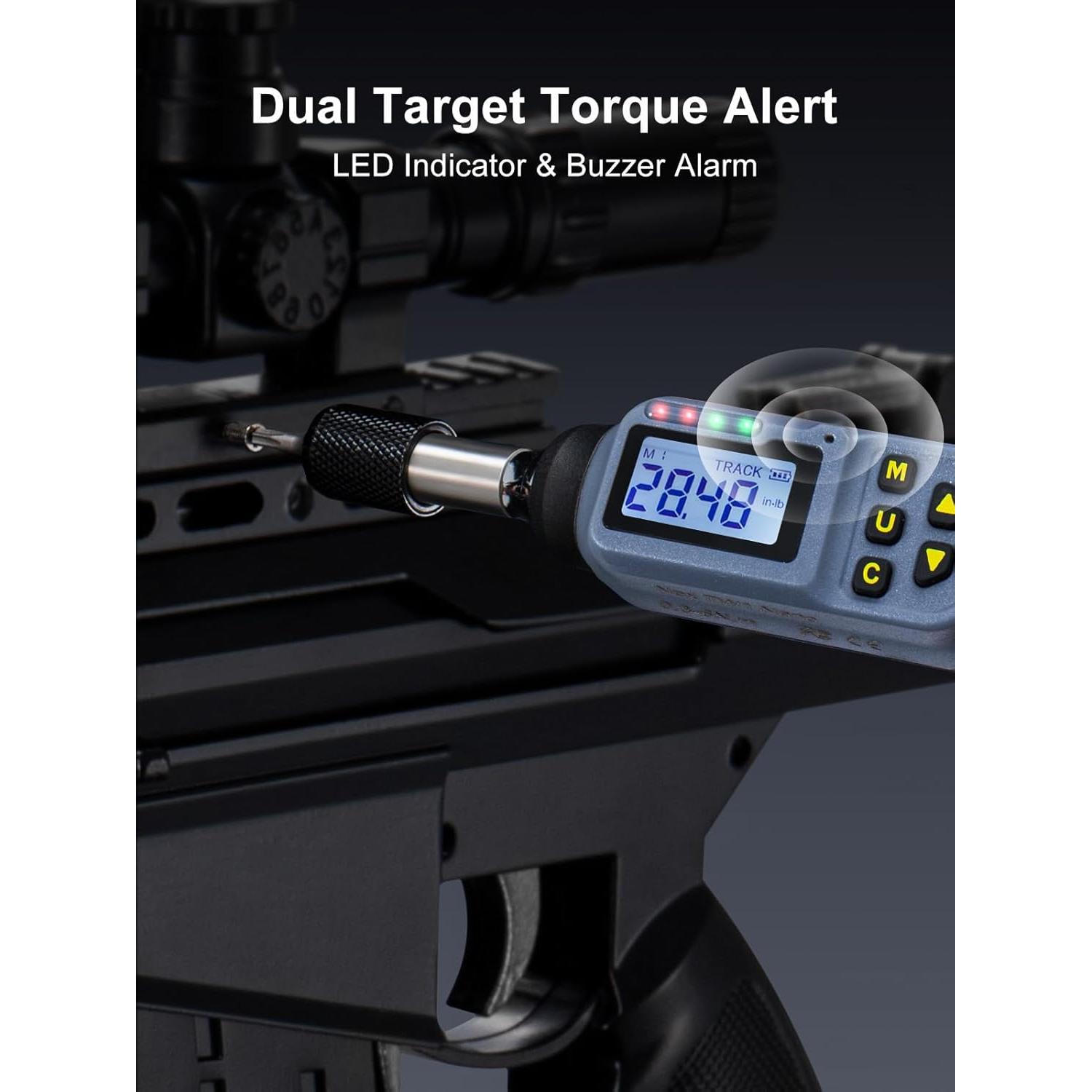 Destornillador de Par Digital GROWNEER 0.3-6 Nm 27 en 1