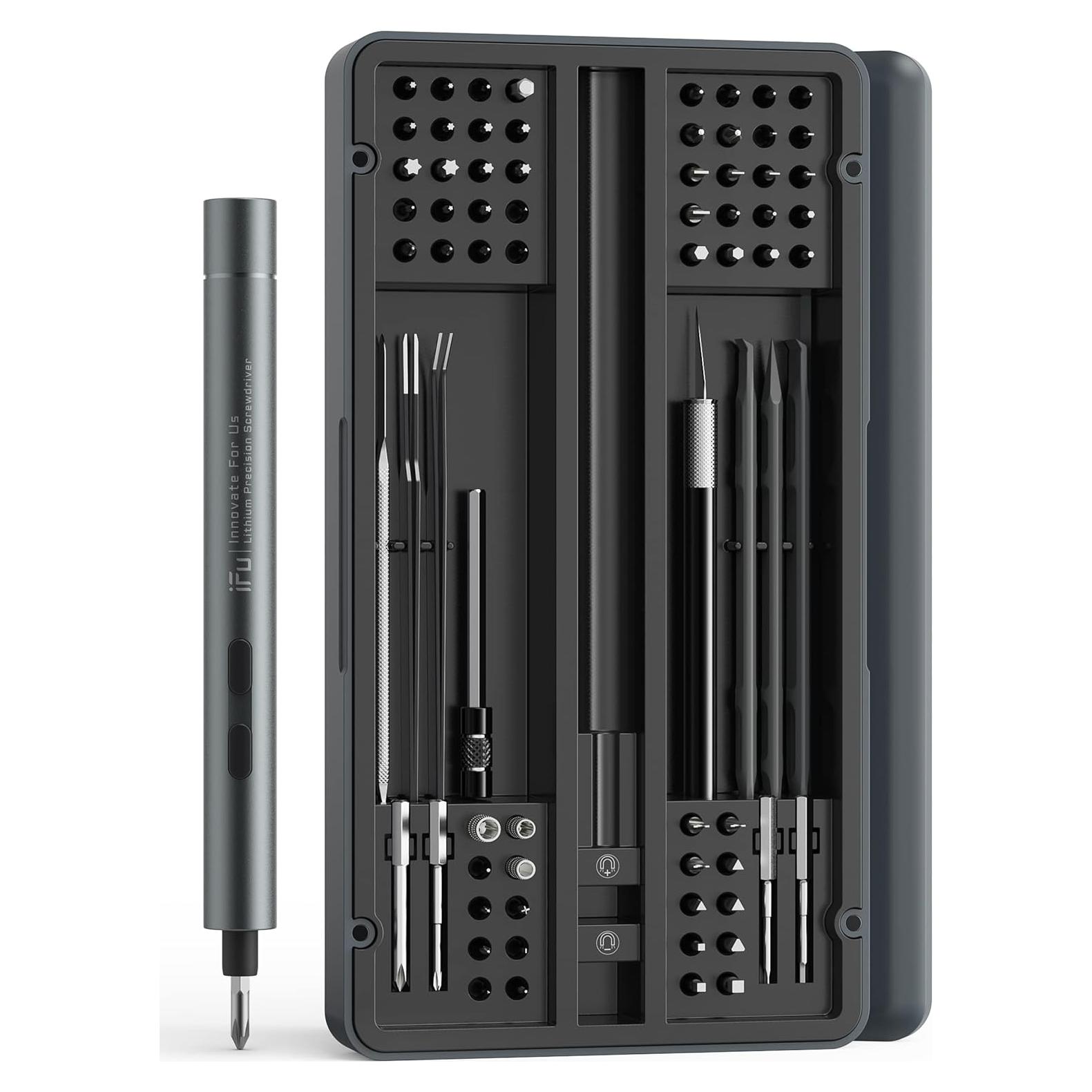 Destornillador Eléctrico IfU MR1 PLUS 90 en 1 con Luz LED