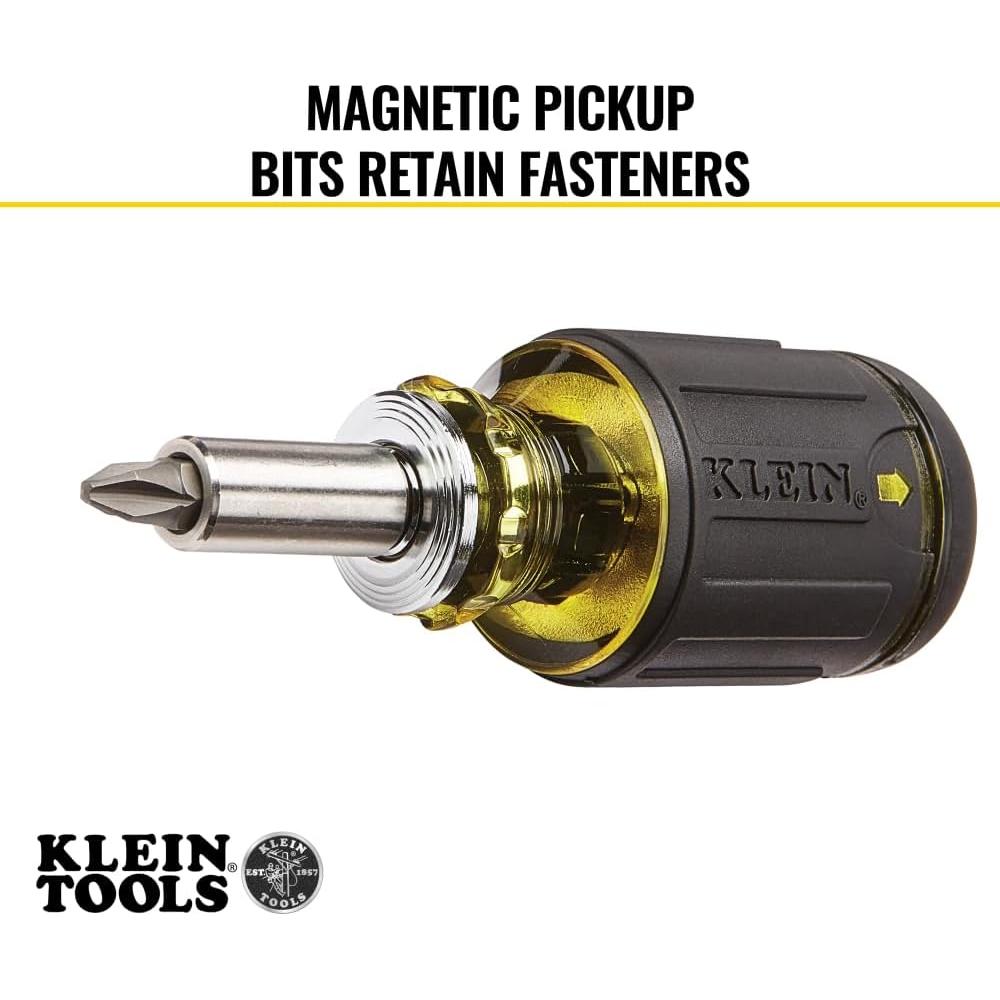 Destornillador Stubby Klein Tools 32308 8-en-1 Ajustable