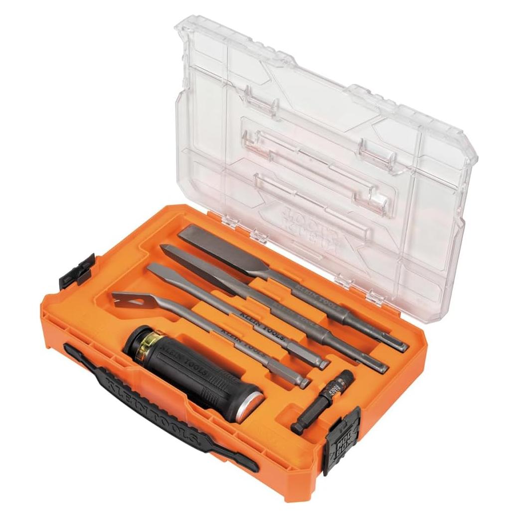 Juego de Brocas y Cinceles SDS Plus Klein Tools 32755SD 6 Piezas