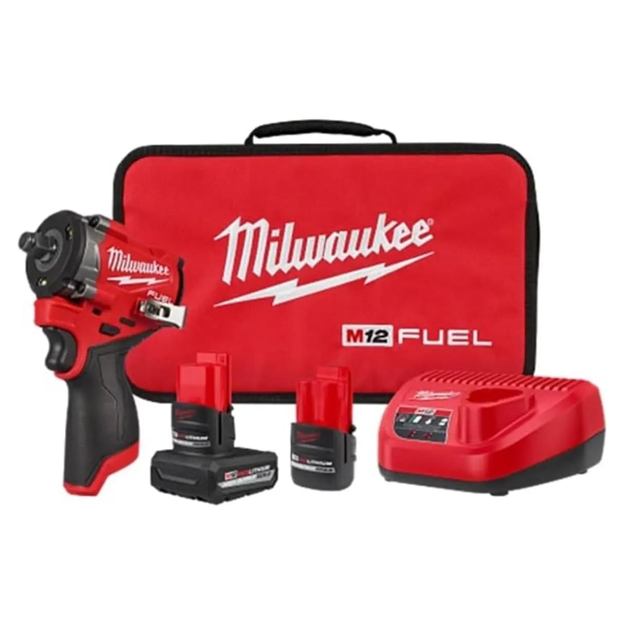 Llave de Impacto Milwaukee M12 FUEL 1/2" 747,7 Nm Kit