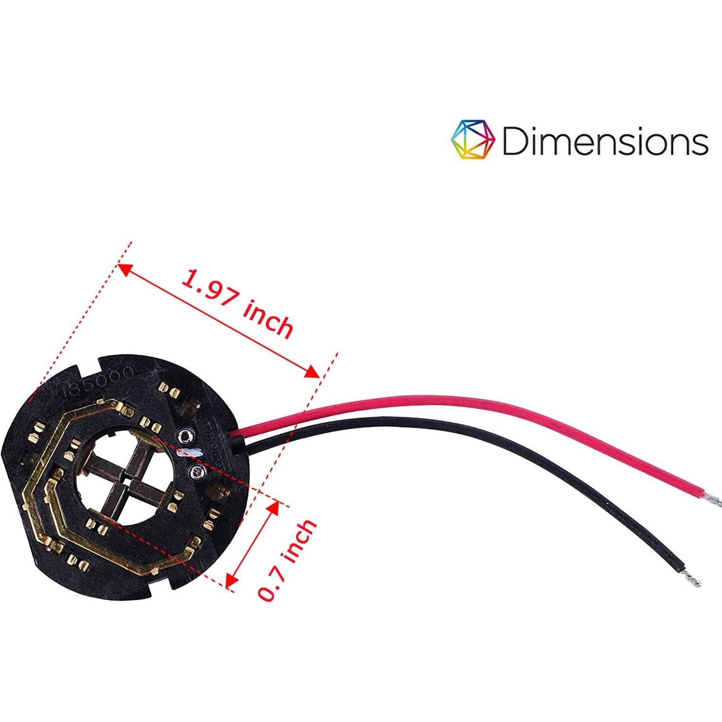 Soporte de Cepillo de Carbono Wadoy para Taladro 18V
