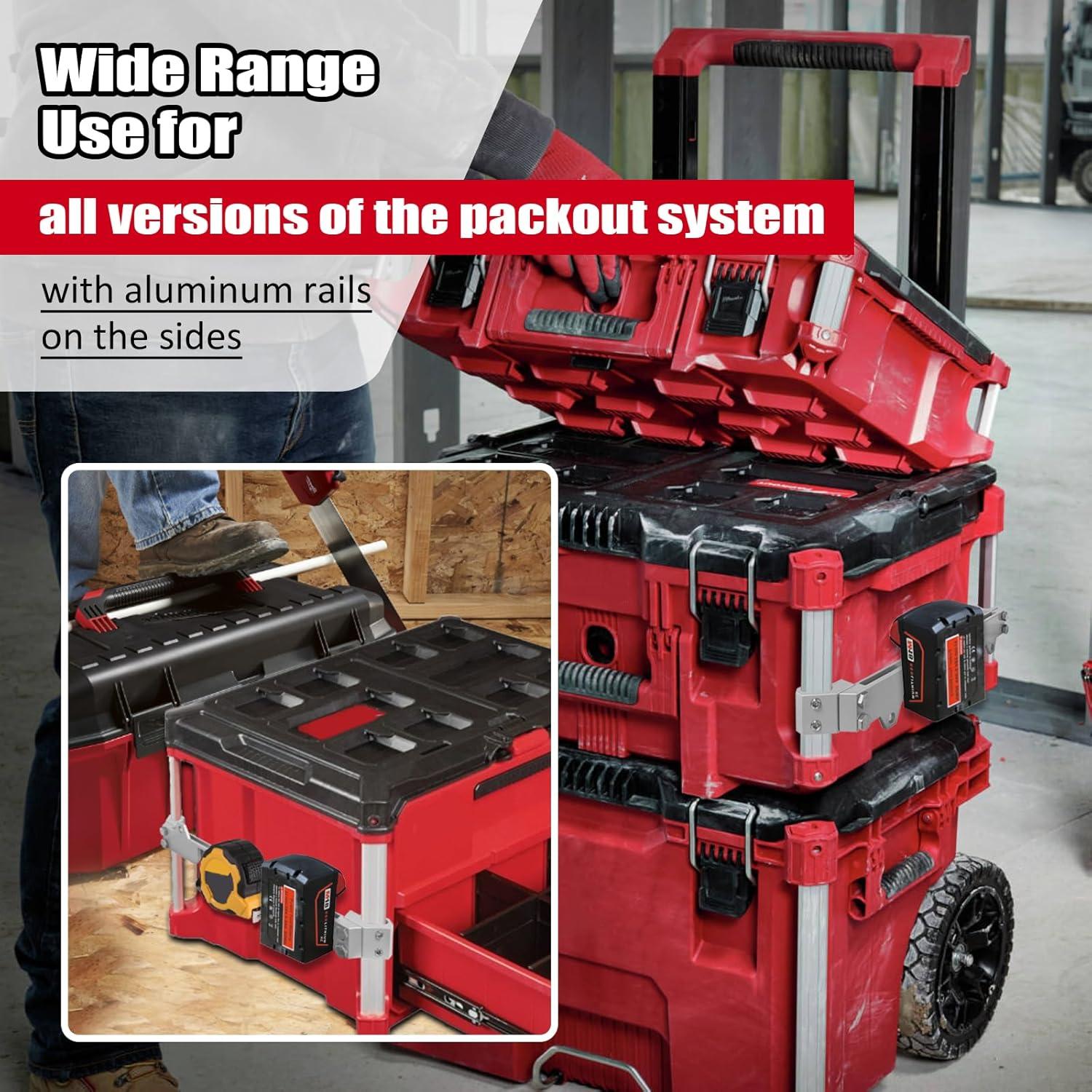 Soporte de Riel para Herramientas Fybemax Compatible Milwaukee