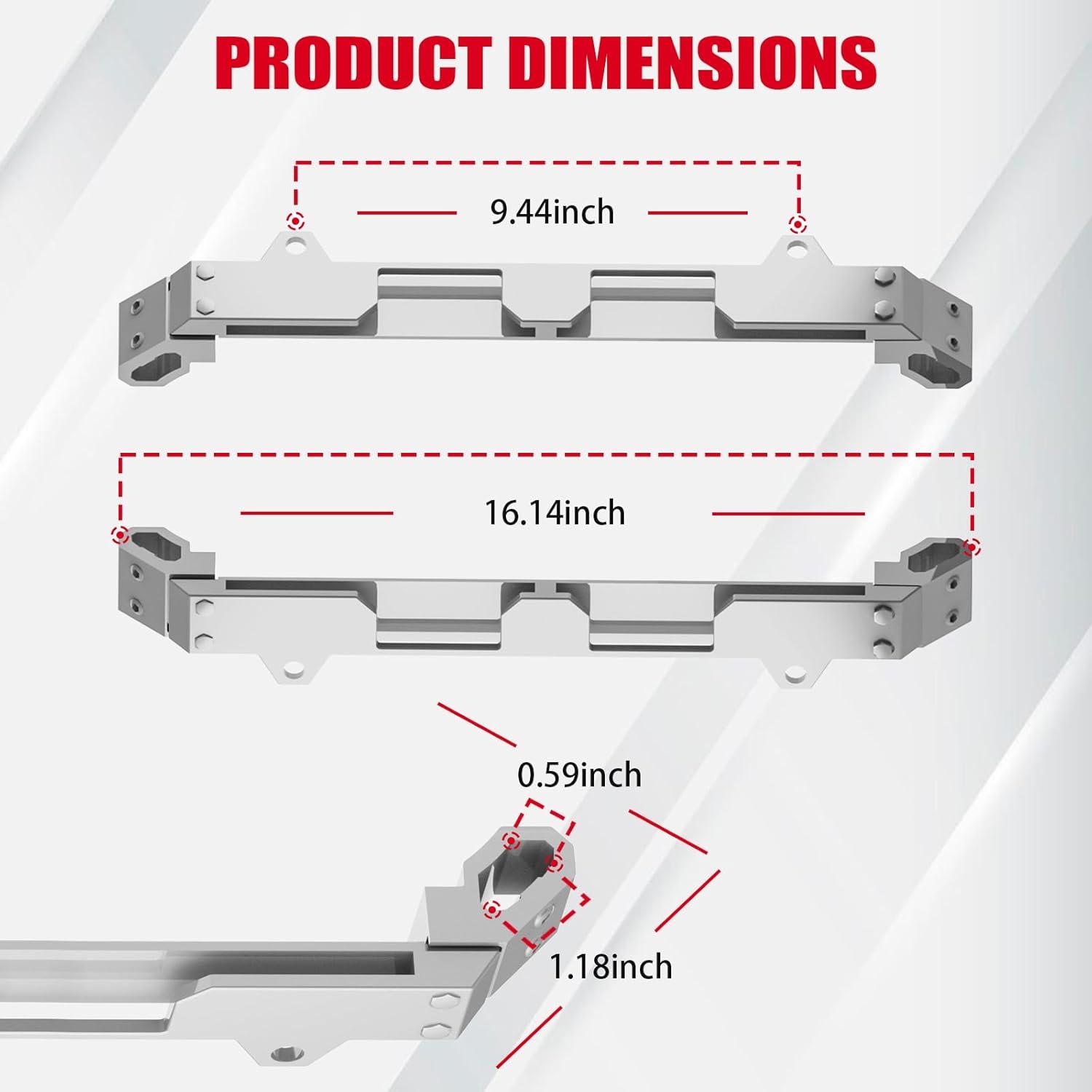 Soporte de Riel para Herramientas Fybemax Compatible Milwaukee
