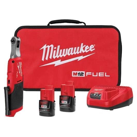 Llave de Trinquete Milwaukee M12 FUEL 1/4" Inalámbrica 12V