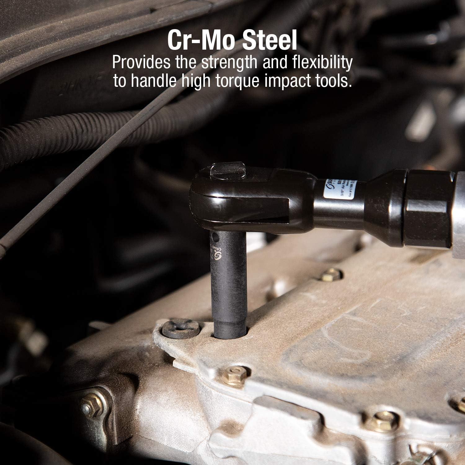 Juego de Enchufes de Impacto Sunex 3342, 42 Piezas SAE/Métrico