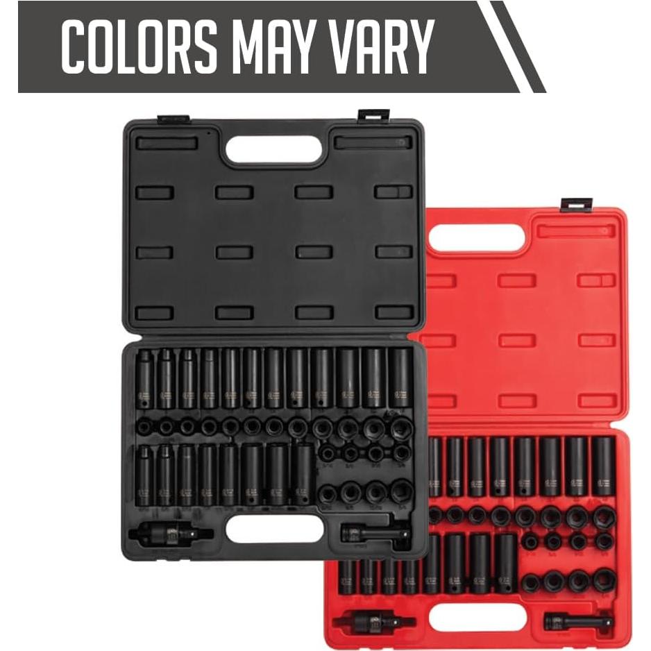 Juego de Enchufes de Impacto Sunex 3342, 42 Piezas SAE/Métrico