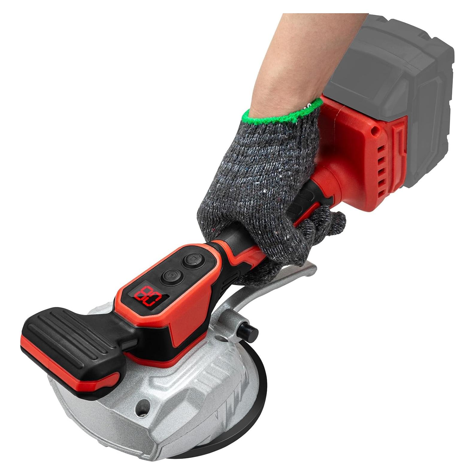 Máquina Vibradora Inalámbrica EXORM 18V para Azulejos