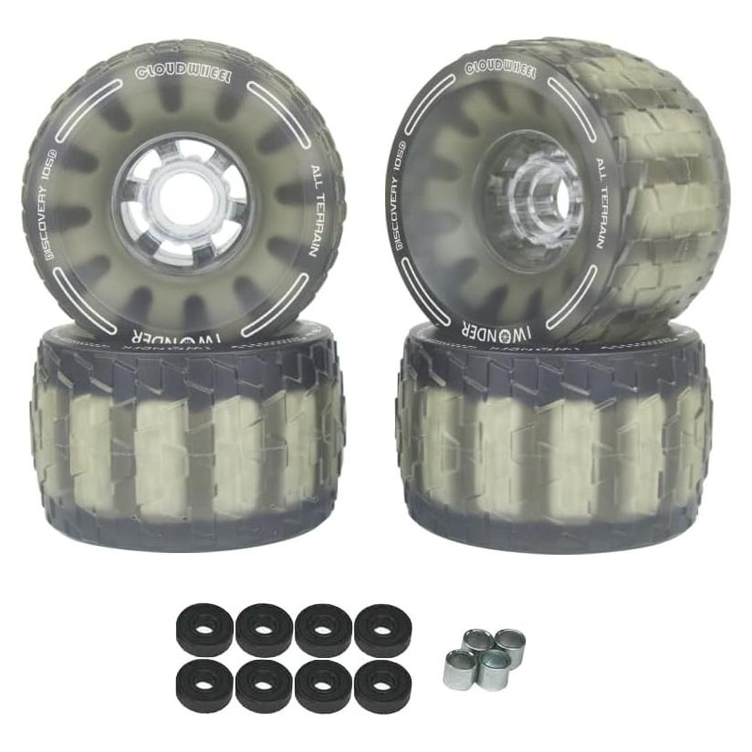 Ruedas de Skateboard IWONDER 105mm Todo Terreno 78A