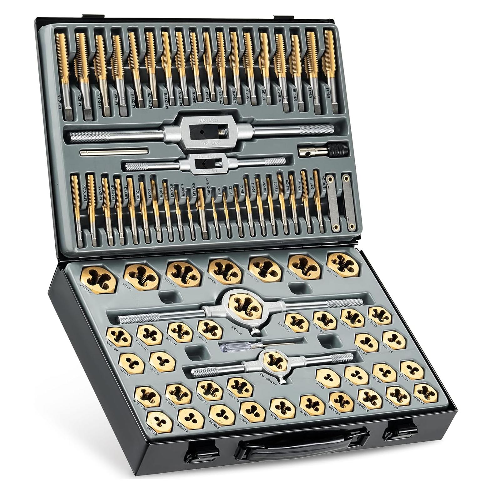 Conjunto de 86 Piezas Machos y Matrizes Orion Motor Tech