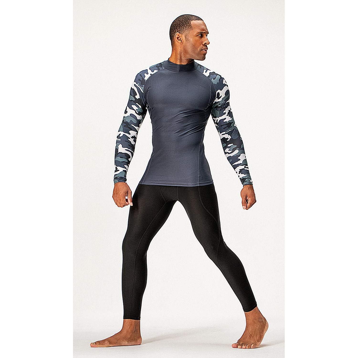 Camisetas de Compresión DEVOPS 3 Pack Hombre Manga Larga