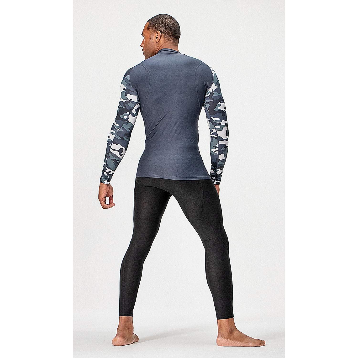 Camisetas de Compresión DEVOPS 3 Pack Hombre Manga Larga